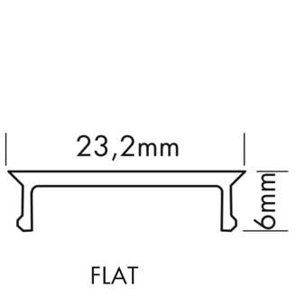 Mynd af Ljóshlíf M-line 45°