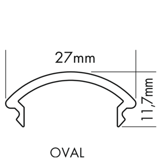 Mynd af Ljóshlíf M-line 45°