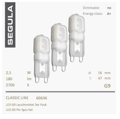 Mynd af Segula G9 LED 3stk