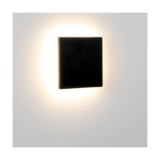 Mynd af Wall Light Silhouette Square IP54 Sv