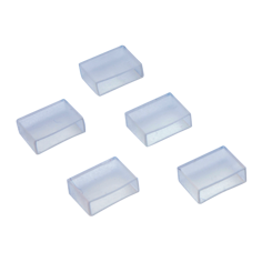 Mynd af End caps for IP65 + IP68 FLEX STRIPS (set with 5 pcs)