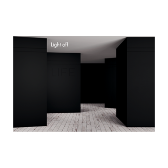 Mynd af Ljóshlíf S-Line FLAT Svart 2m