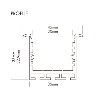 Mynd af Álprófíll SQ-Line Rec 24 2m Hv