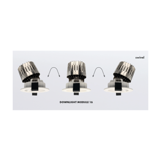 Mynd af Module 16 Swivel Ring DS White