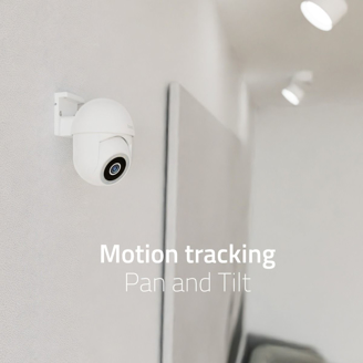 Mynd af Wifi Úti/inni hreyfanleg myndavél 2K hvít IP65