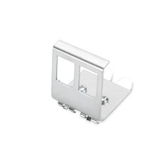 Mynd af RJ45 festing á DIN f. 2xJACK