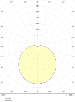 Mynd af CALANDO LED loftljós 10W Hvítt 280mm