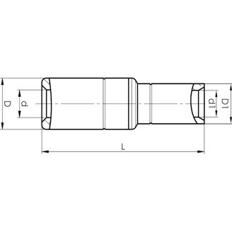 Mynd af Tengihólkur Ál/Cu 240/150mm²