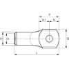 Mynd af Strengskór Cu  10mm²  M6