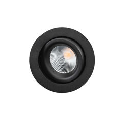 Mynd af Junistar Lux GYRO IN/OUT LED Svartur 7W 