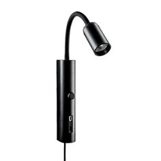 Mynd af Tube Wall 2700K Veggljós m. USB Sv.